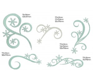 Stickserie - Winter Swirls